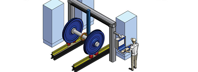 Railway wheels sets